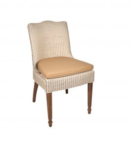 Lloyd loom Stuhl Brighton Perf Weiss