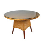 Lloyd loom Tisch Purple Starling