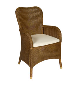 Lloyd loom Sessel Dover Karamell