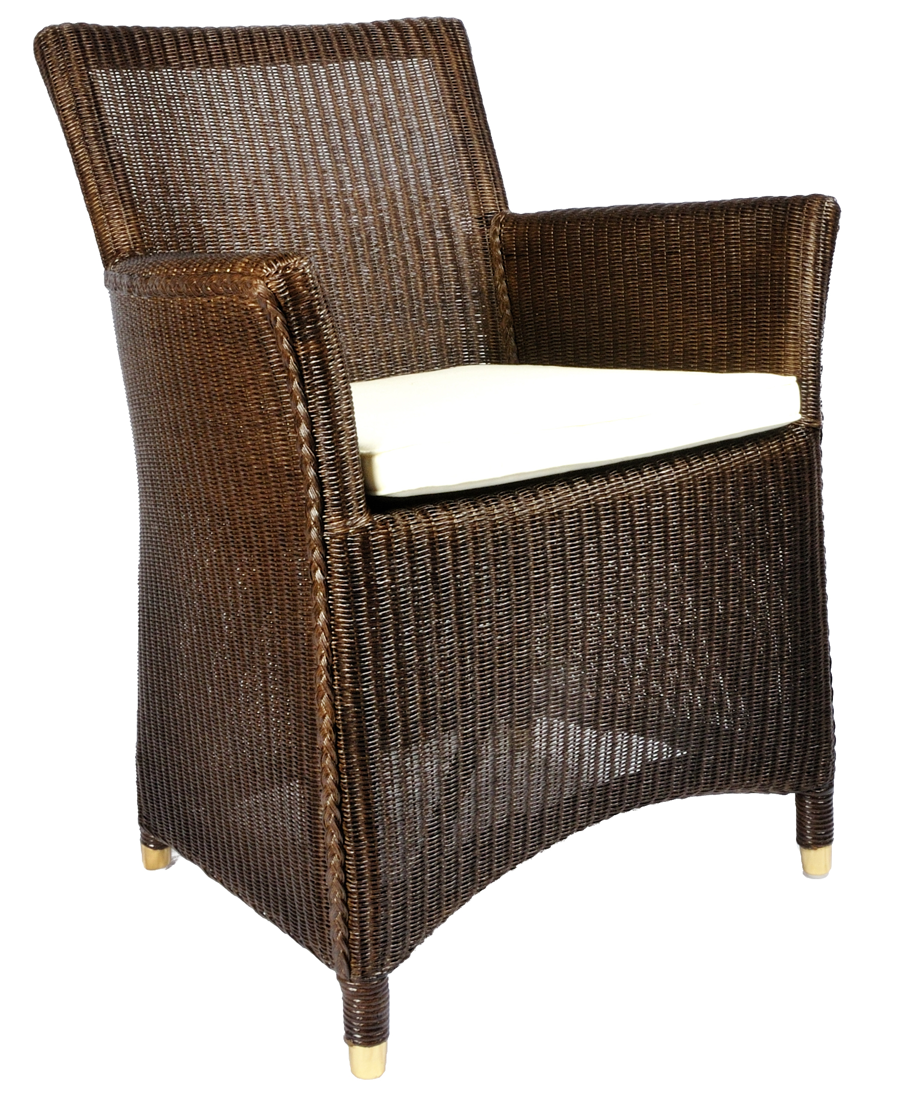 Lloyd loom Sessel 3504 Bali Braun